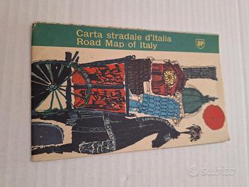 BP carta stradale Italia 1963