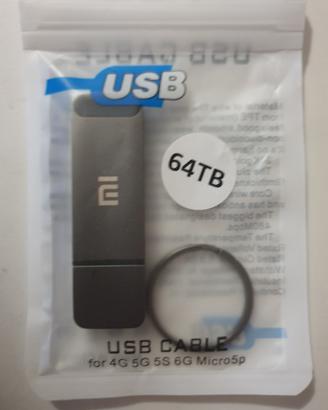 usb 64 tb chiavetta memoria pendrive 