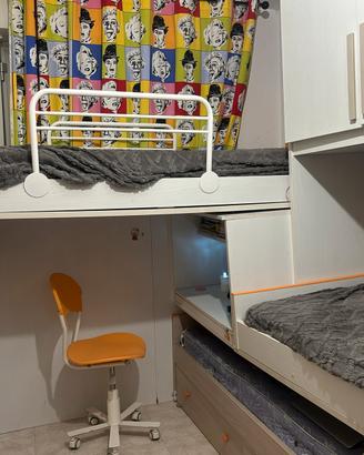 Letto a castello con 3 letti