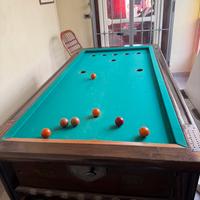 Tavolo da biliardo a fori 1900
