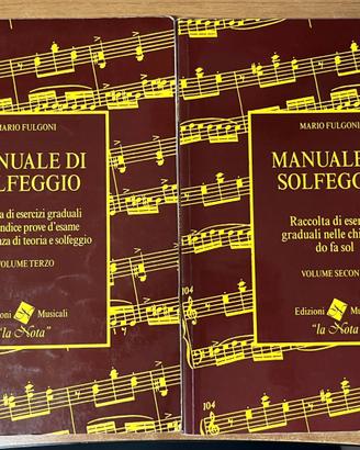 Fulgoni manuale di solfeggio
