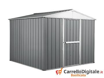 Box porta attrezzi lamiera 276x260 grigio chiaro