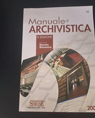 Libro : Manuale di archivistica  2009