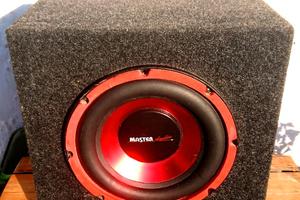 Subwoofer chiuso+cavi audio