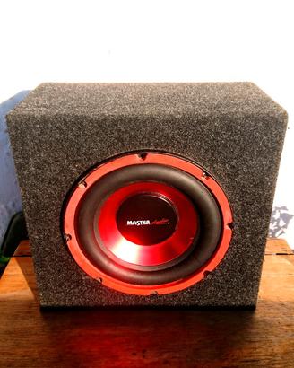 Subwoofer chiuso+cavi audio