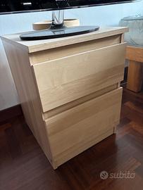 Comodino in legno ikea