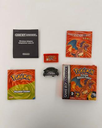 RARO CIB Pokémon Rosso Fuoco gba 2004 PAL ITA 100%