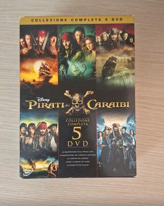 Collezione completa Pirati dei Caraibi 5 DVD☠️🏴☠