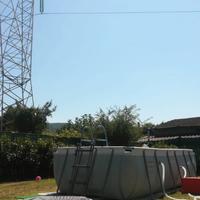 Piscina fuori terra 4x2x1,20 con pompa a sabbia nu