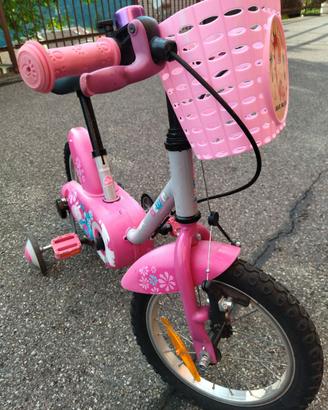 bici bambina Btwin 14 pollici