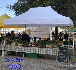 Nuovo gazebo pieghevole professionale 3x4,5 mercat