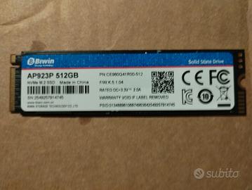 HD SSD M.2. 512 GB NVME 2280