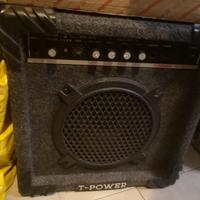 AMPLIFICATORE CHITARRA T-POWER TP220 CON MICROFONI