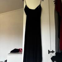 vestito nero lungo