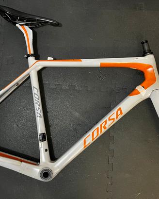 Tealio Bici da corsa Carbonio M