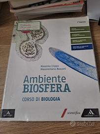 libro  ambiente e biosfera,  corso di biologia