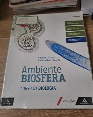 libro  ambiente e biosfera,  corso di biologia