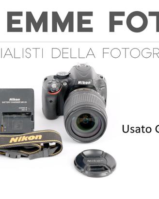 NIKON D5100 & AFS DX 18-105 VR - USATO GARANTITO