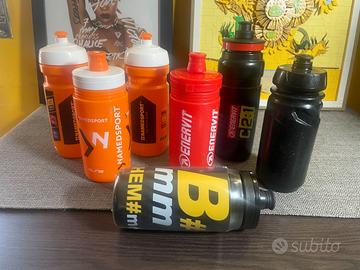 Lotto 7 Borracce Bici NUOVE NamedSport Enervit