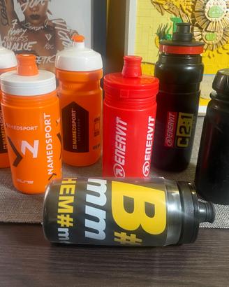 Lotto 7 Borracce Bici NUOVE NamedSport Enervit