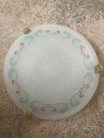 Plafoniera con decoro