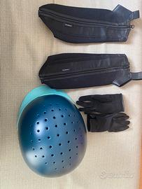 Cap ghette guanti da equitazione