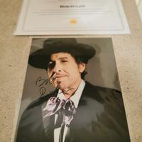 Bob Dylan Foto e autografo con garanzia 