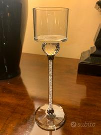 Porta candela / calice in vetro