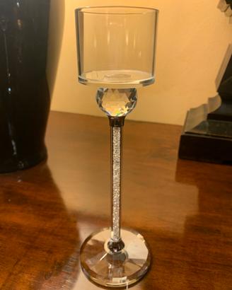 Porta candela / calice in vetro