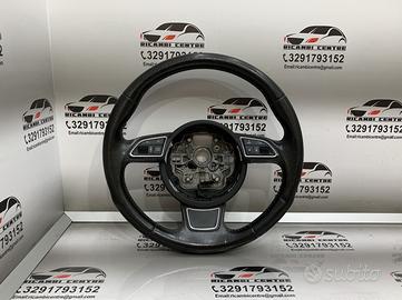 Volante multifunzione sterzo in pelle nera audi a