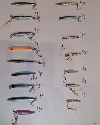 Casting metal jig ultra light