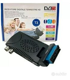 Mini Decoder digitale terrestre TV DVB T3 piega 18