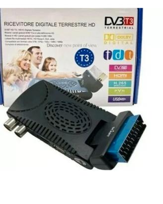 Mini Decoder digitale terrestre TV DVB T3 piega 18