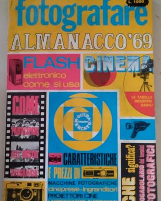 Almanacchi FOTOGRAFARE 1969 70 71 72 73 74 ecc