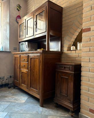 Credenza in legno massello originale - inizi 900