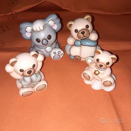 Thun 4 personaggi per bomboniera vari 