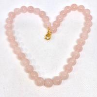 Collane in pietra dura Quarzo Rosa, con/senza nodi
