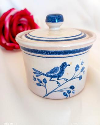 vaso vintage ceramica  Caltagirone firmata Aless