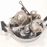 Infusore da tè Vintage, Collezione + Tegamino