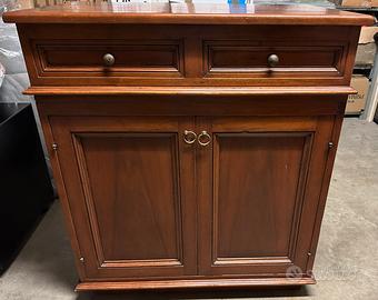 Legno massello antichizzato - cucina mini a gas