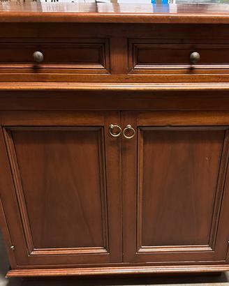 Legno massello antichizzato - cucina mini a gas