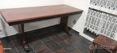 tavolo fratino antico con sedie