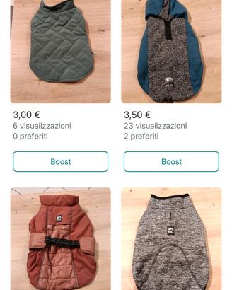 abbigliamento cane