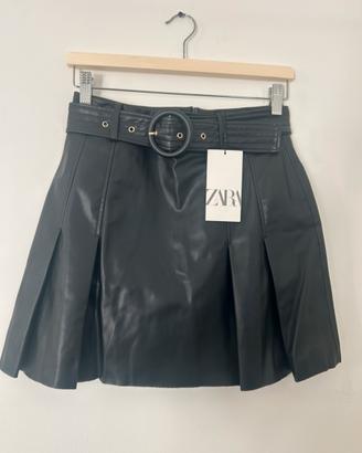 Gonna ecopelle Zara