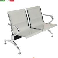 Sedie da attesa in acciaio – NUOVE – 2 posti