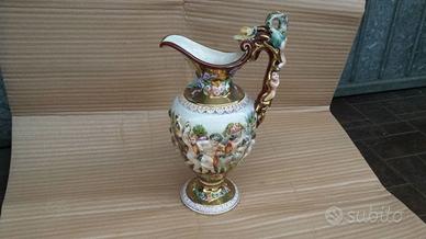 Brocca Ceramica Capodimonte