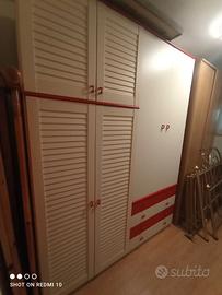 Armadio con 2 comodini