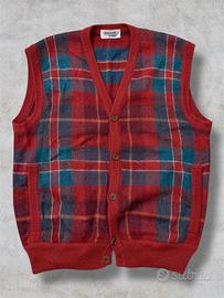 Cardigan a quadri Missoni vintage