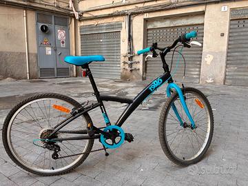 Bici bambina B'Twin 20" cambio Shimano – mai usata