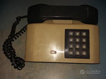 Telefono vintage anni '80 a tastiera